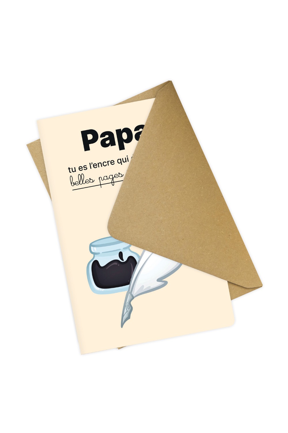 Carte de vœux - Spéciale papa - Les plus belles pages de ma vie