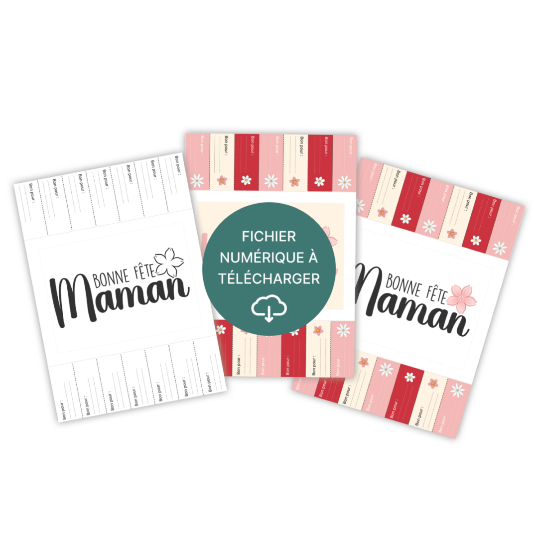 "Bon pour ..." pour les mamans - À télécharger & imprimer
