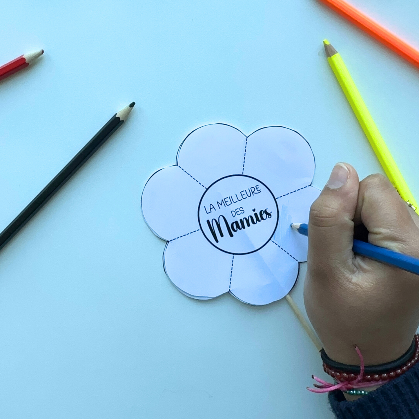 Carte DIY spéciale fête des grands-mères - À télécharger & imprimer