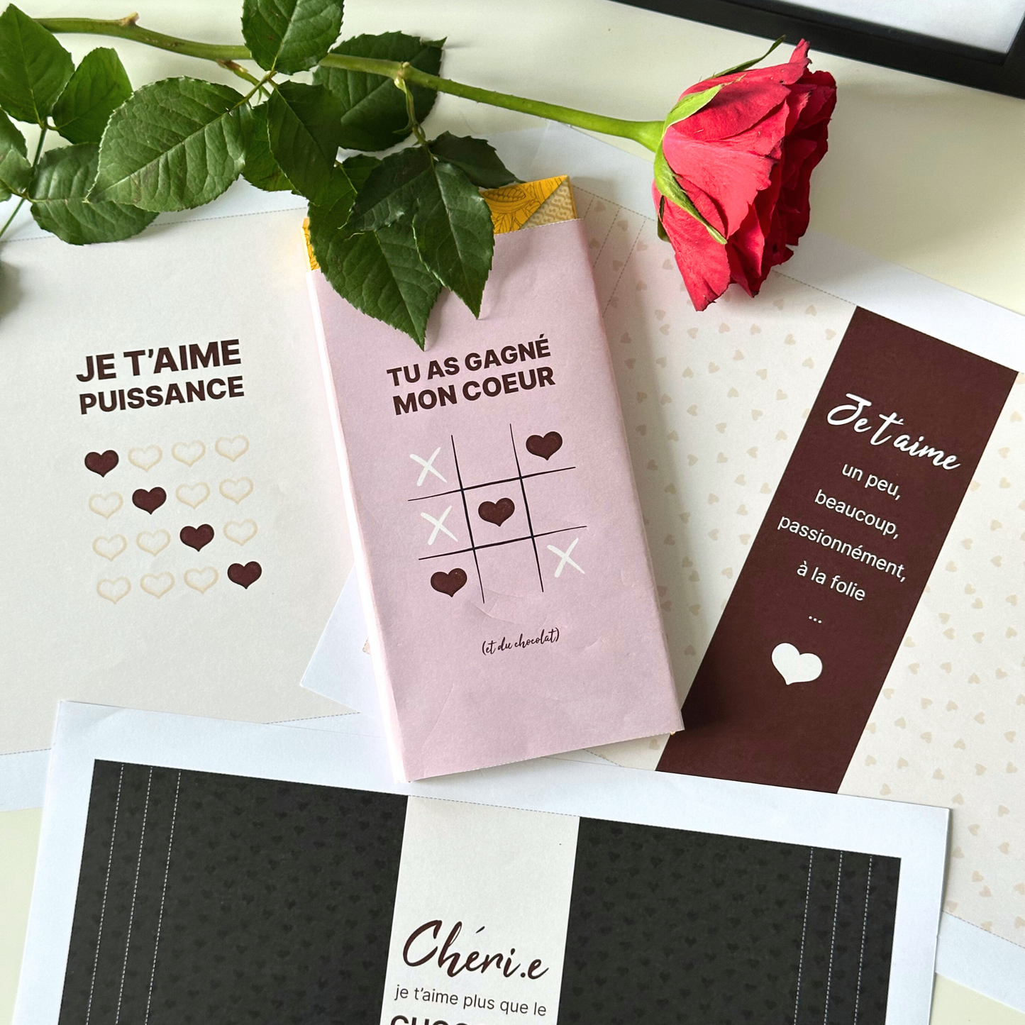 KIT À IMPRIMER - Spécial couple - Souvenir créatif, DIY, cartes et jeux