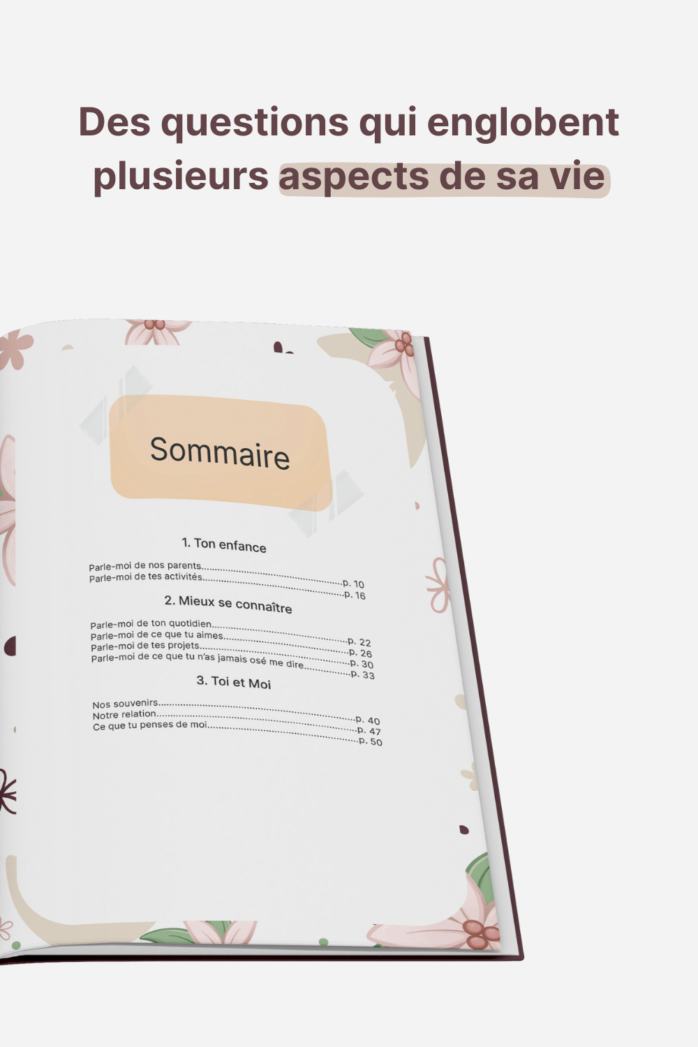 Sommaire du livre Ma soeur, dis-moi tout