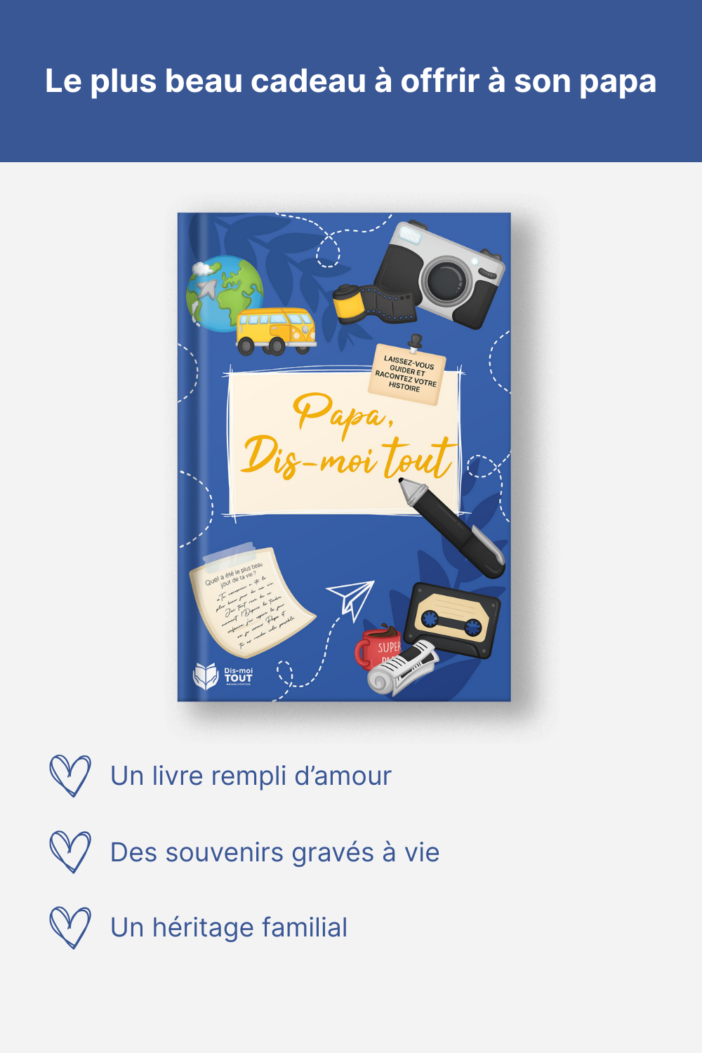 Fiche de présentation du livre Papa, Dis-moi tout