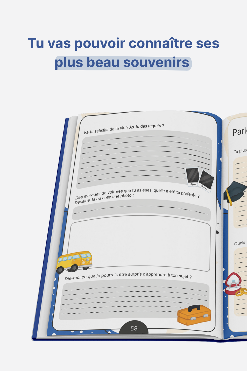 Page ouverte du livre Papa, Dis-moi tout