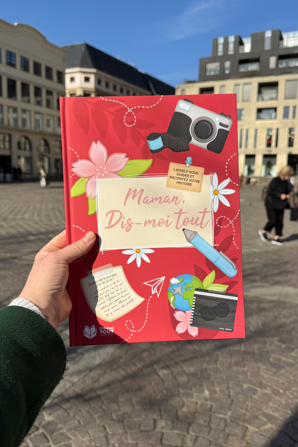 livre maman, dis-moi tout en extérieur