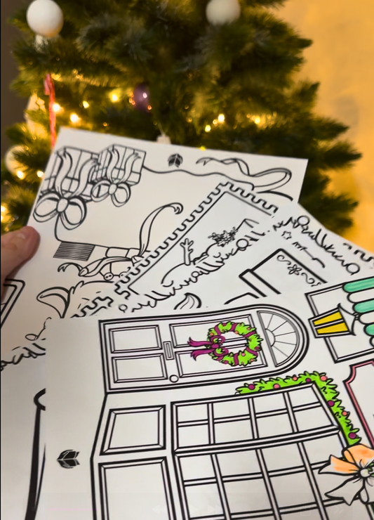 Kit de Coloriages de Noël à Imprimer – 6 Dessins gratuits