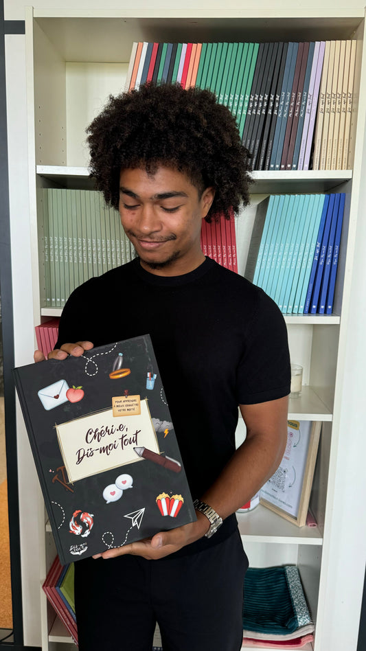 Cadeau de Saint-Valentin personnalisé : Chéri.e, dis-moi tout, le livre qui raconte votre histoire d’amour