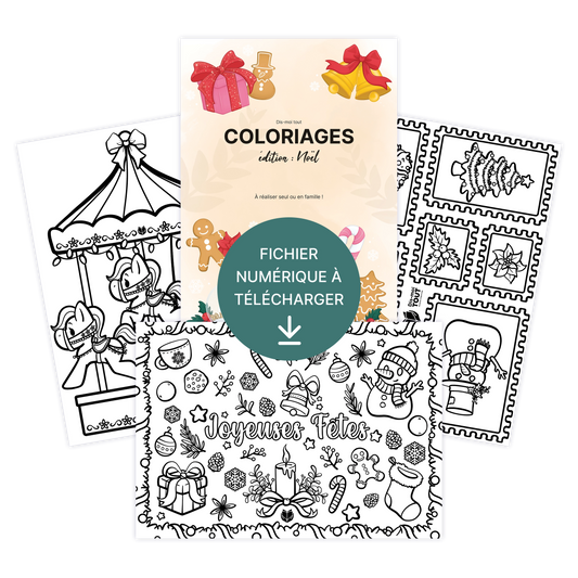 Coloriages Noël 2025 – À télécharger & imprimer