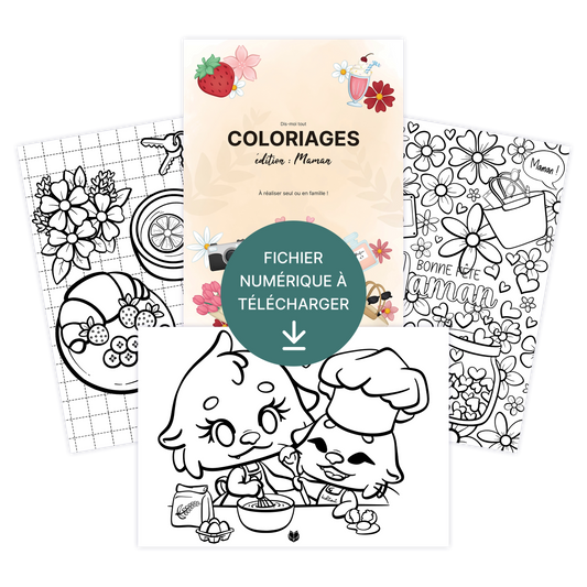 Coloriages Fête des mères  – À télécharger & imprimer