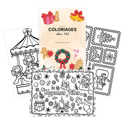 Coloriages Noël 2025 – À télécharger & imprimer