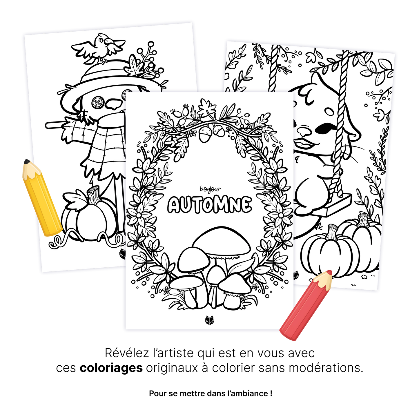 Coloriages Automne 2025 – À télécharger & imprimer