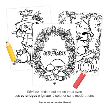 Coloriages Automne 2025 – À télécharger & imprimer