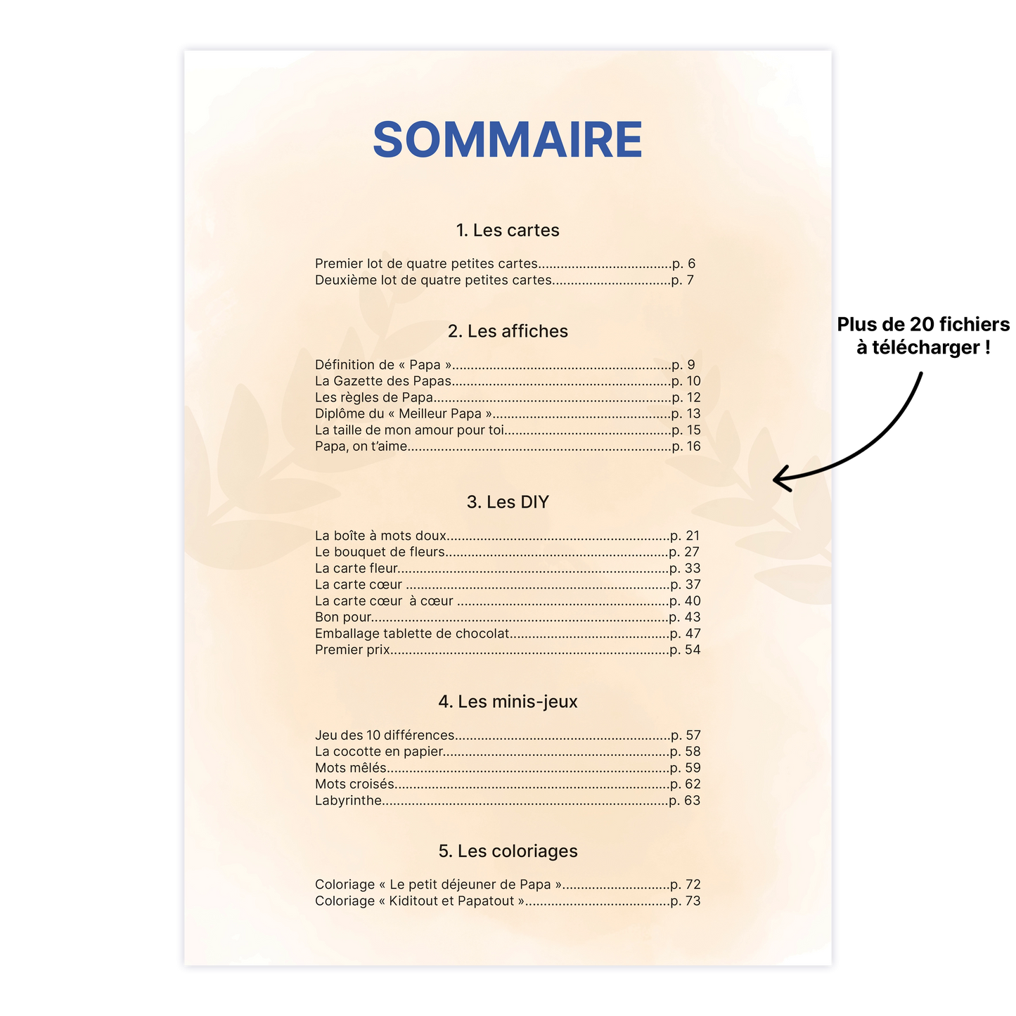 KIT À IMPRIMER - Papa  - Souvenir créatif, DIY, cartes et jeux