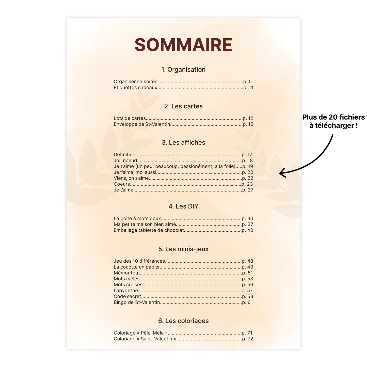 KIT À IMPRIMER - Saint-Valentin  - Souvenir créatif, DIY, cartes et jeux