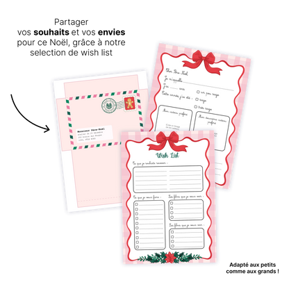 KIT À IMPRIMER - NOËL - Souvenir créatif, DIY, cartes et jeux