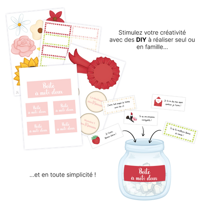 KIT À IMPRIMER - Maman  - Souvenir créatif, DIY, cartes et jeux