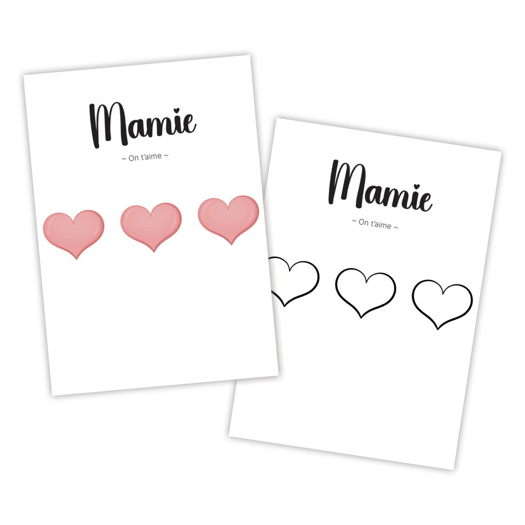 Affiches cadeau mamie - À télécharger & imprimer