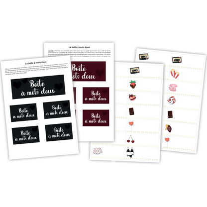 La boîte à mots doux pour les amoureux - À télécharger & imprimer