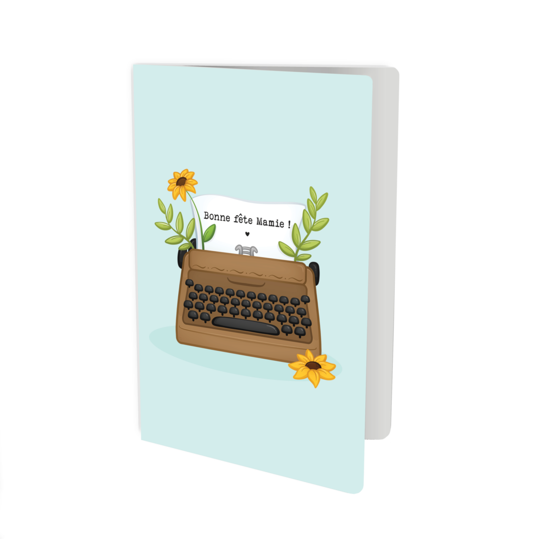 Carte de voeux - Bonne fête mamie