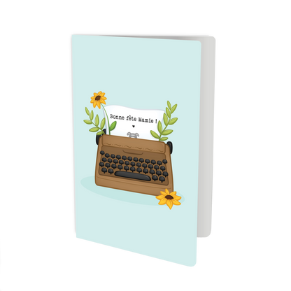 Carte de voeux - Bonne fête mamie