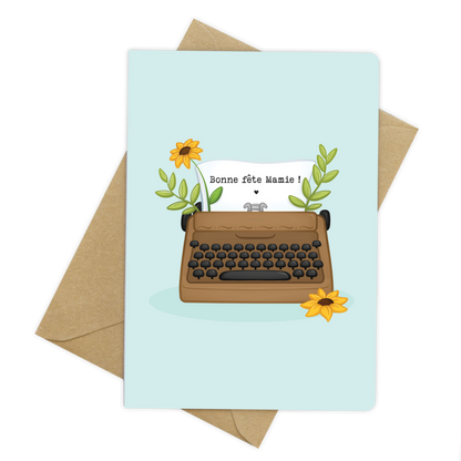 Carte de voeux - Bonne fête mamie