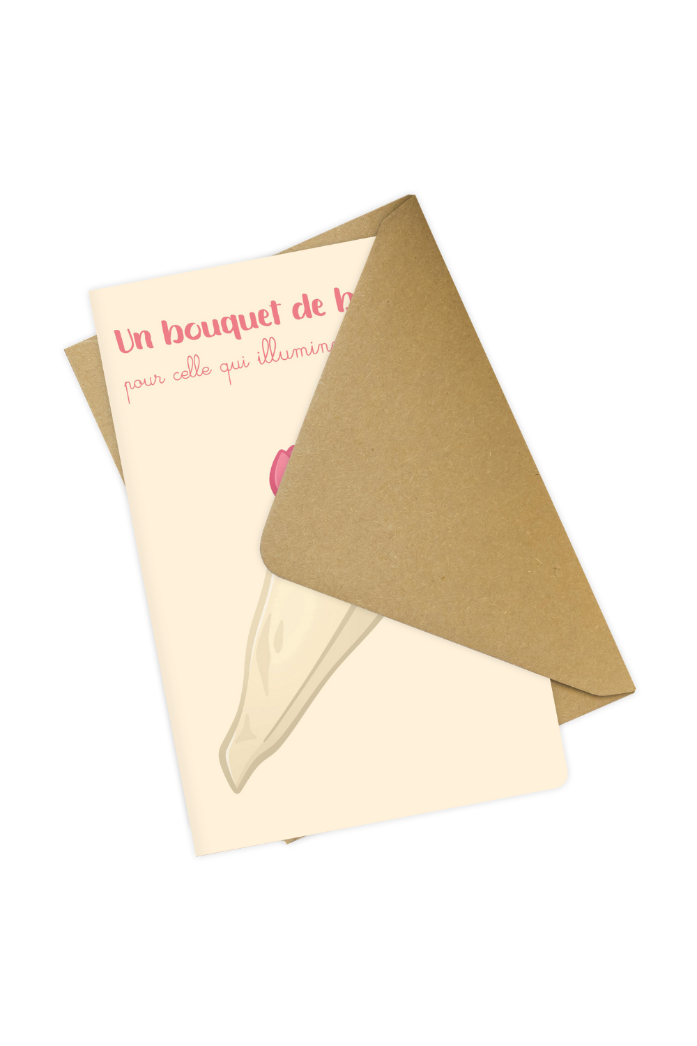 Carte de vœux - Spéciale maman - Bouquet de tulipes