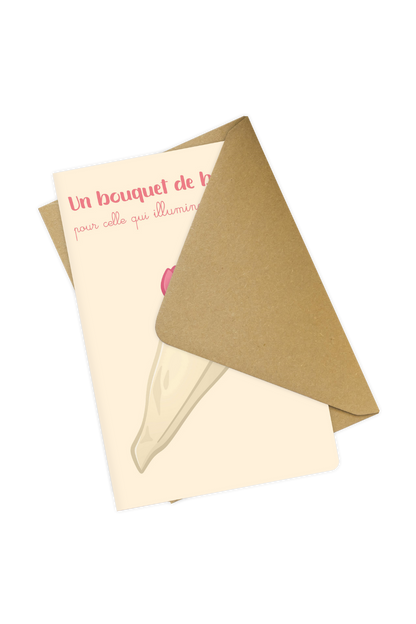 Carte de vœux - Spéciale maman - Bouquet de tulipes