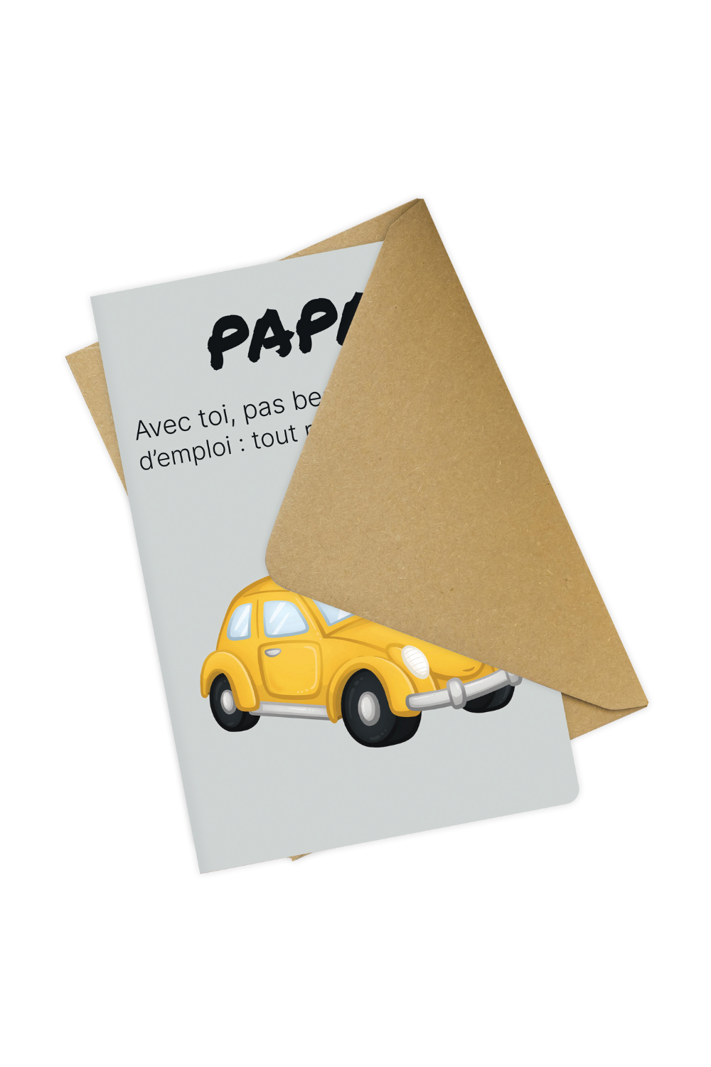 Carte de vœux - Spéciale papa - Avec toi, ça roule