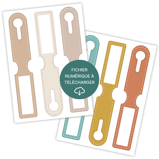 Étiquettes de bagage - À télécharger & imprimer