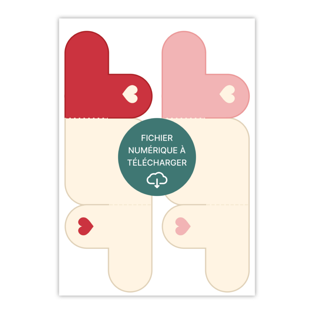 Carte coeur spéciale mamans - À télécharger & imprimer