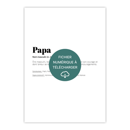 Affiches pour papa - À télécharger & imprimer