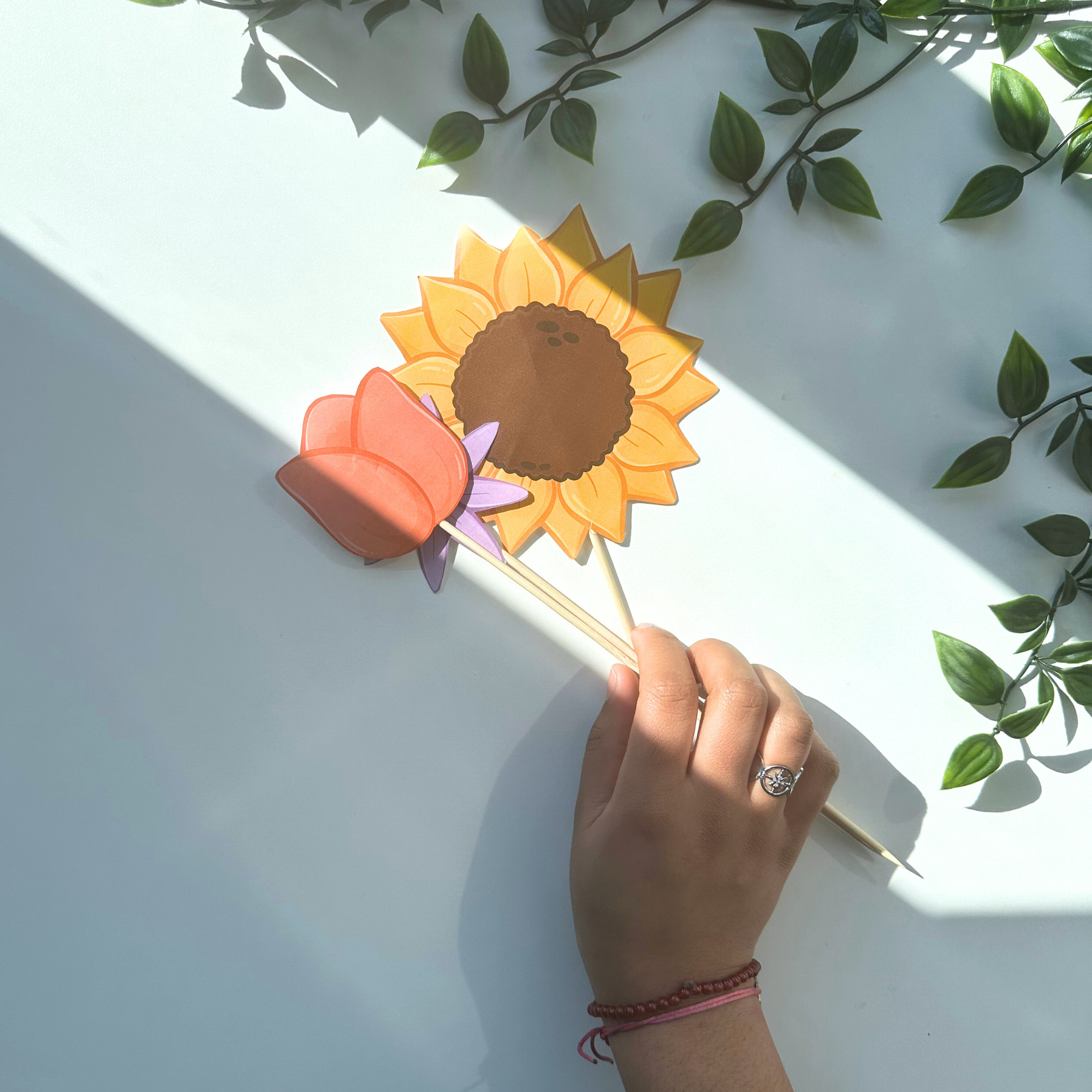 Bouquet de fleurs DIY spécial cadeau mamans - À imprimer