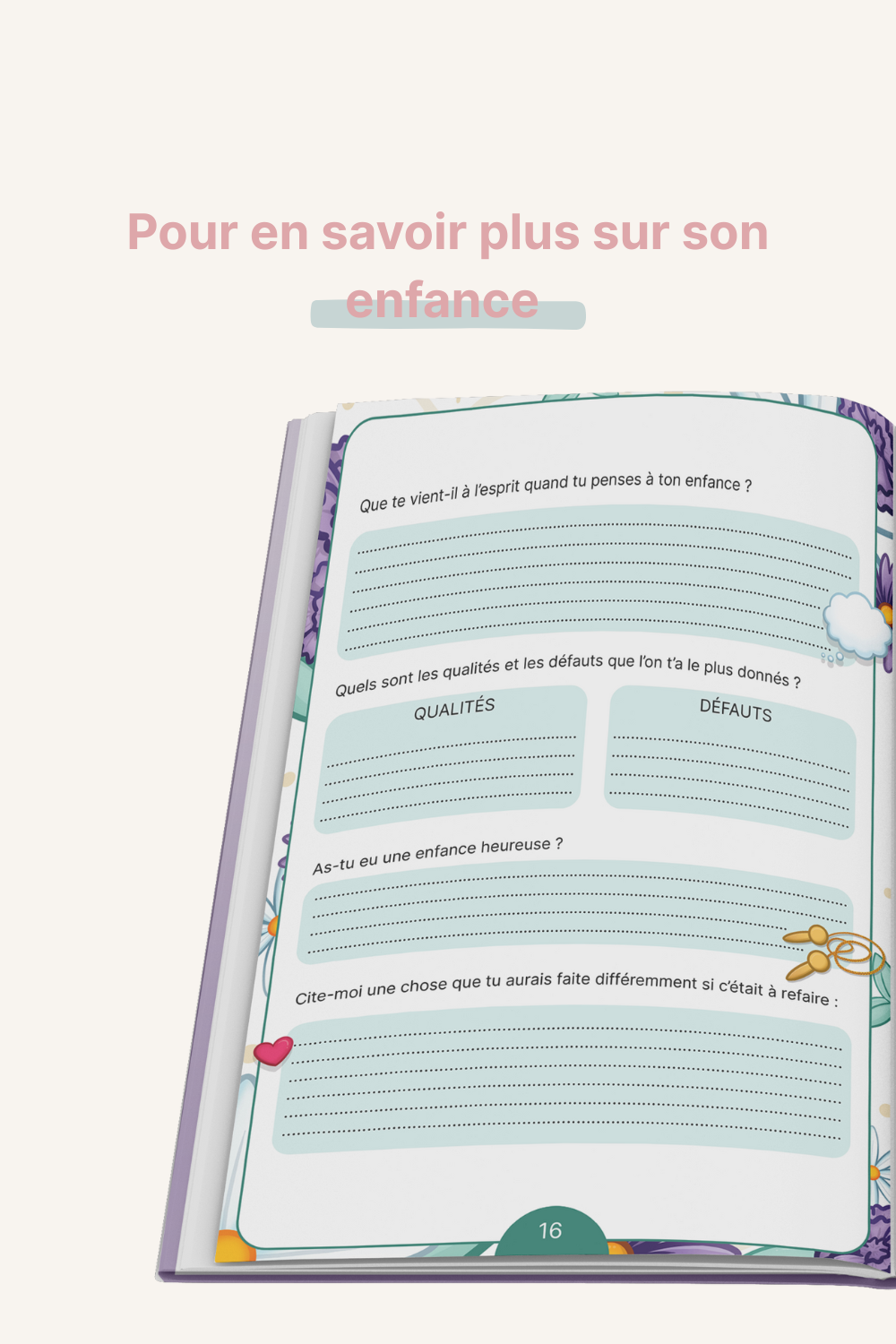 Photo d'une page du livre "Marraine, Dis-moi tout"