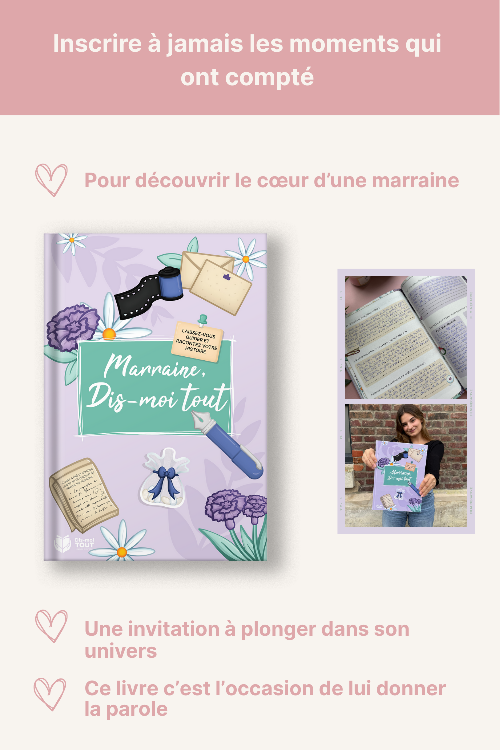 Fiche présentation du livre "Marraine, Dis-moi tout"