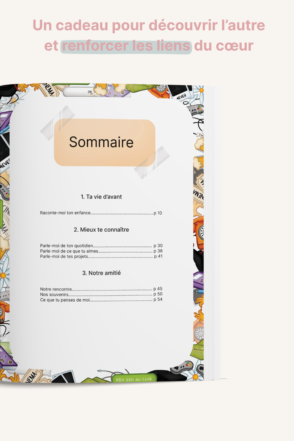 sommaire livre mon ami.e dis-moi tout
