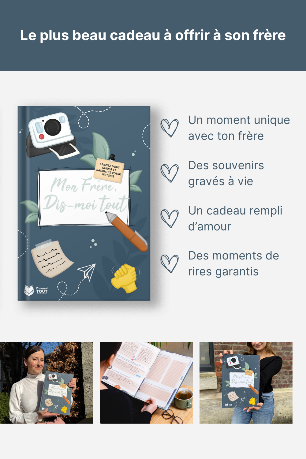 Fiche descriptive du livre "Mon frère, Dis-moi tout"