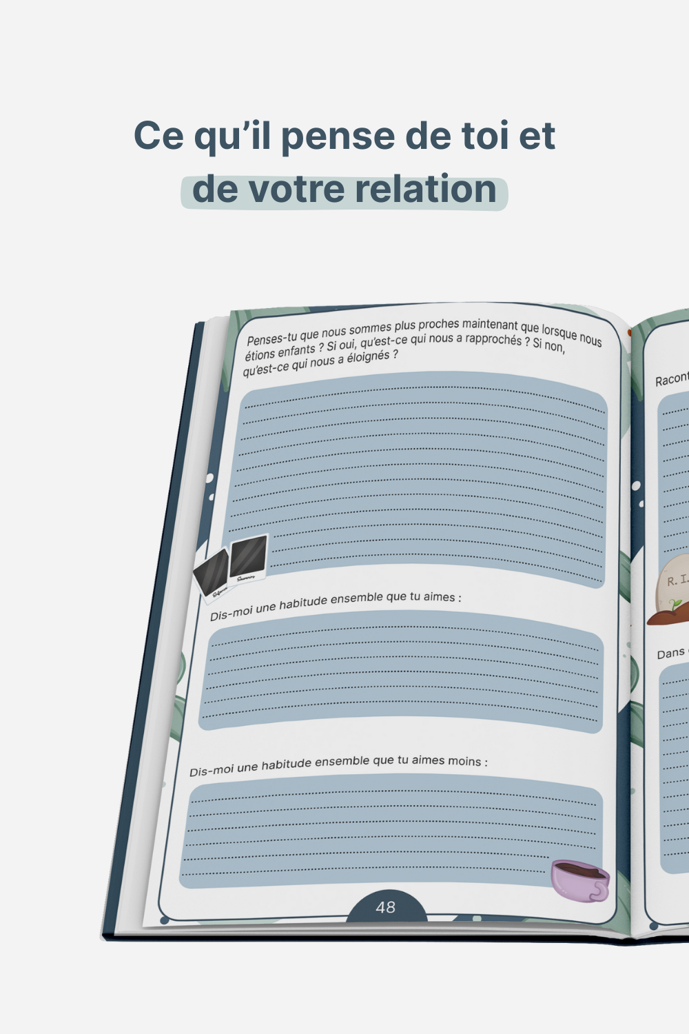 Page du livre "Mon frère, Dis-moi tout"