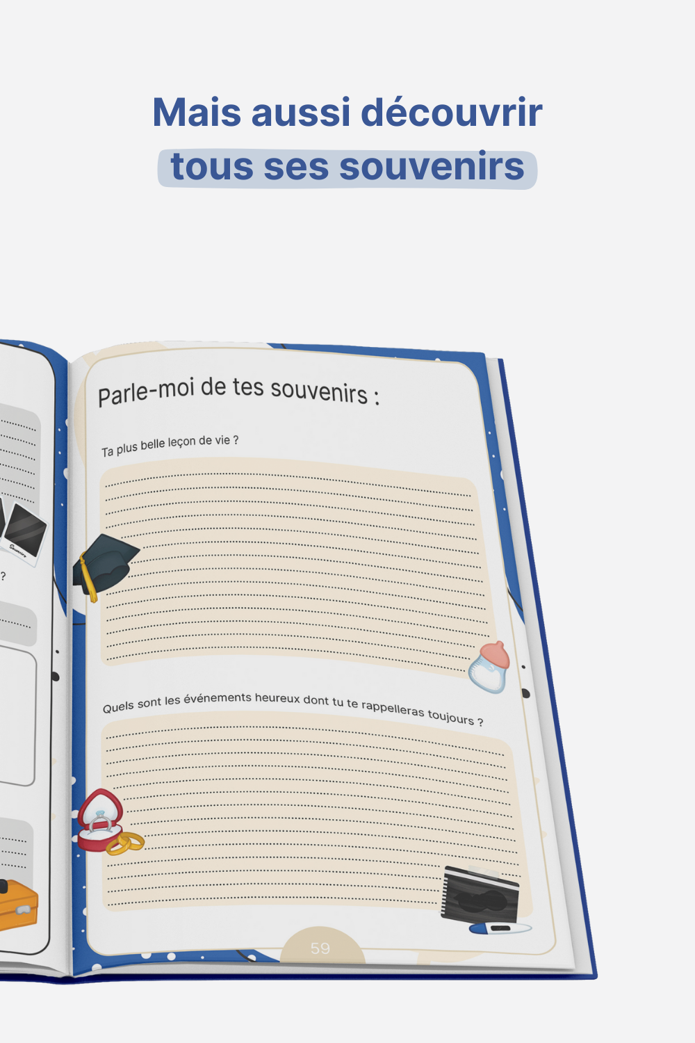 Photo d'une page du livre Papa, Dis-moi tout