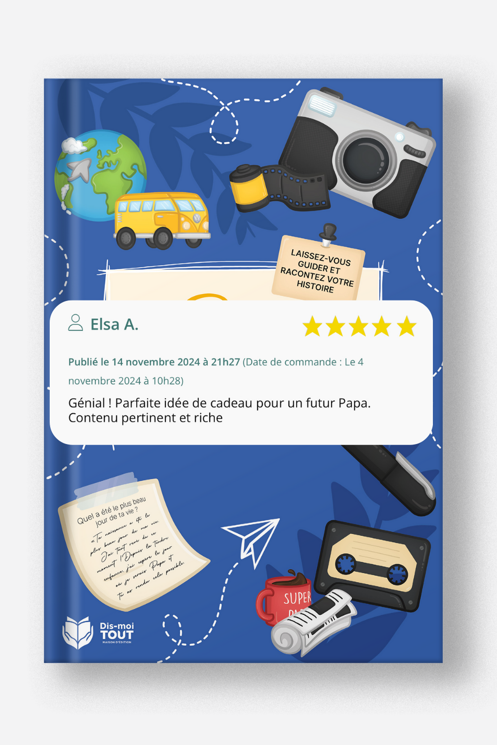 Avis client avec le livre Papa, Dis-moi tout en fond