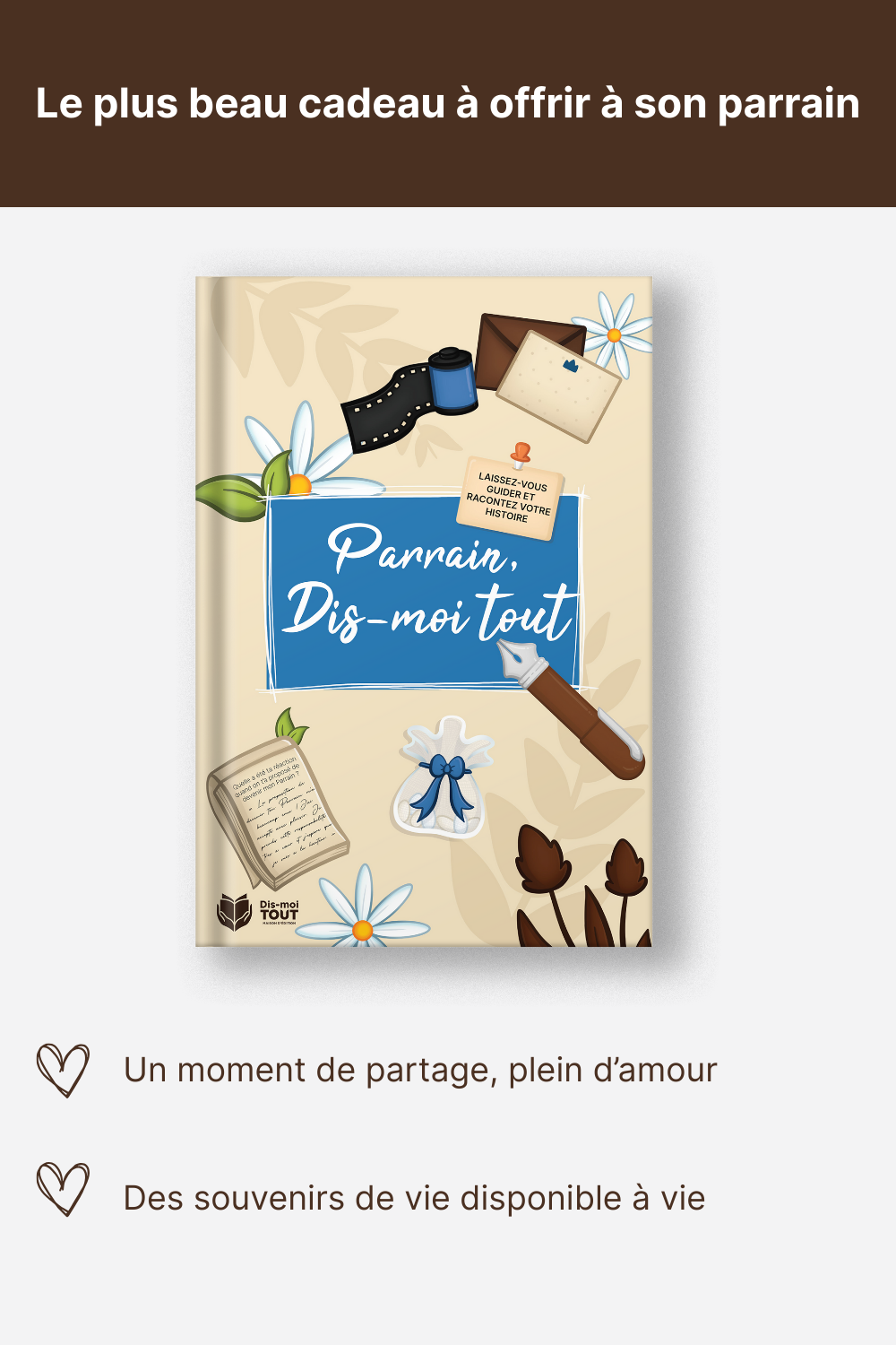Fiche de présentation du livre "Parrain, Dis-moi tout"