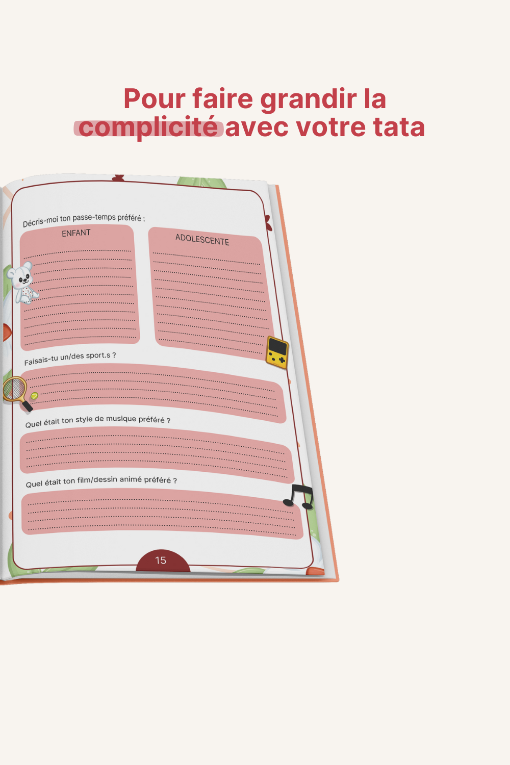 page ouverte livre tata, dis-moi tout
