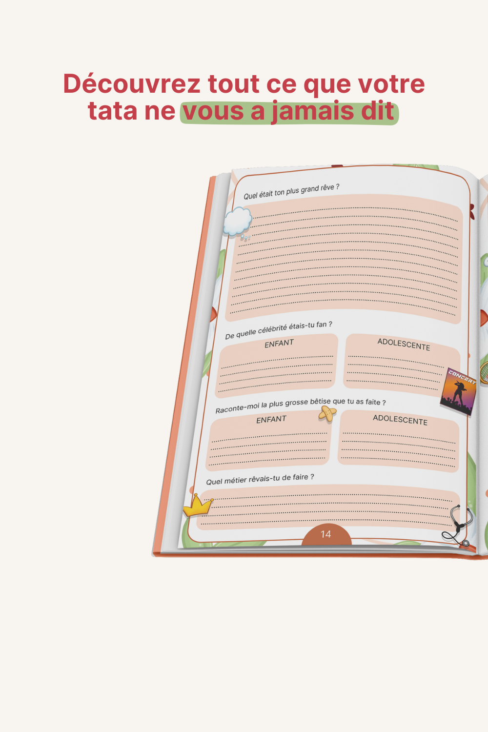 livre pour cadeau tata