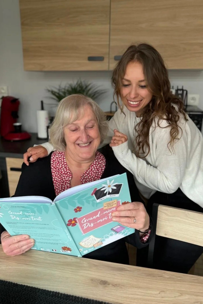 livre de partage à remplir grand-mère