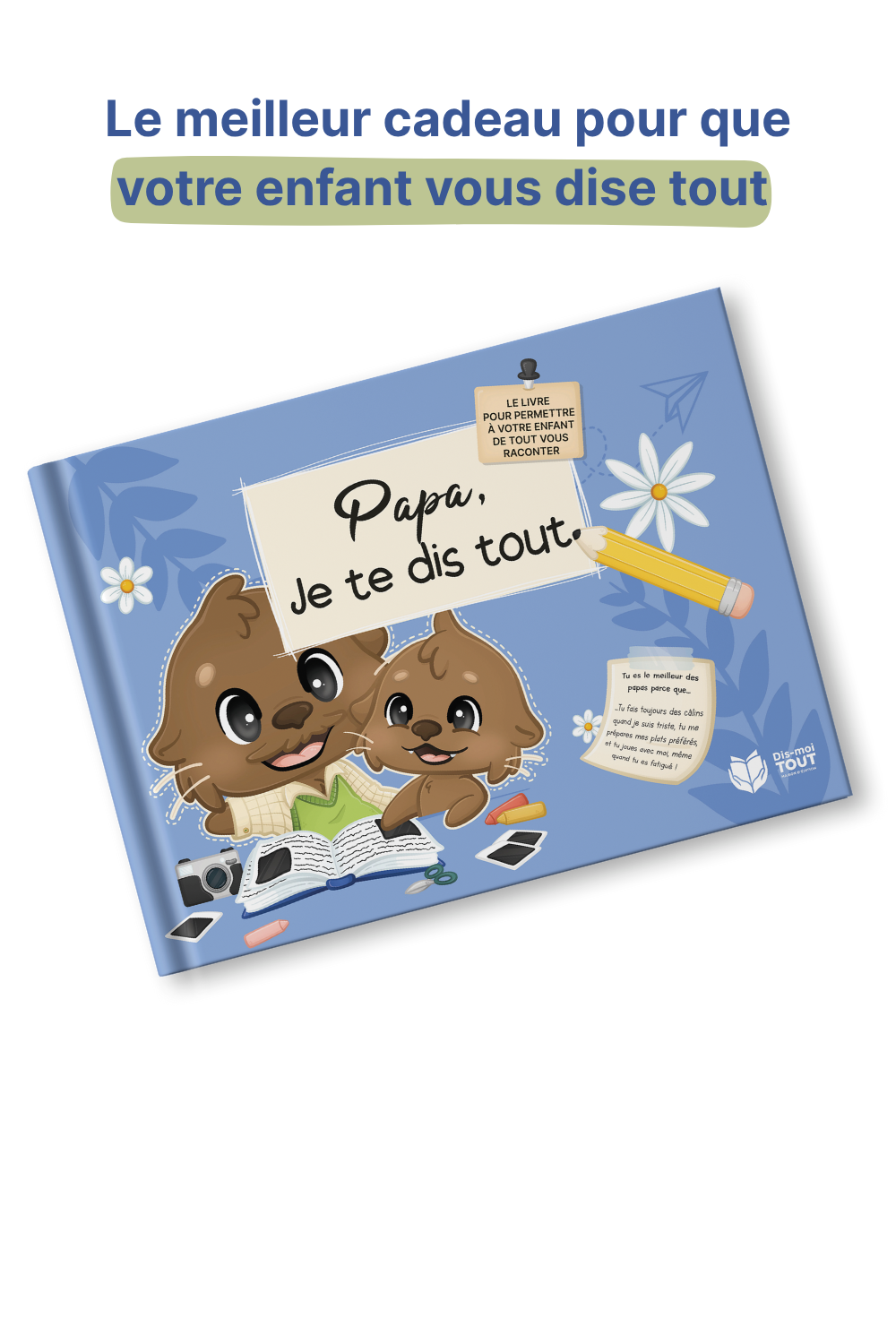 Livre papa, je te dis tout couverture visible