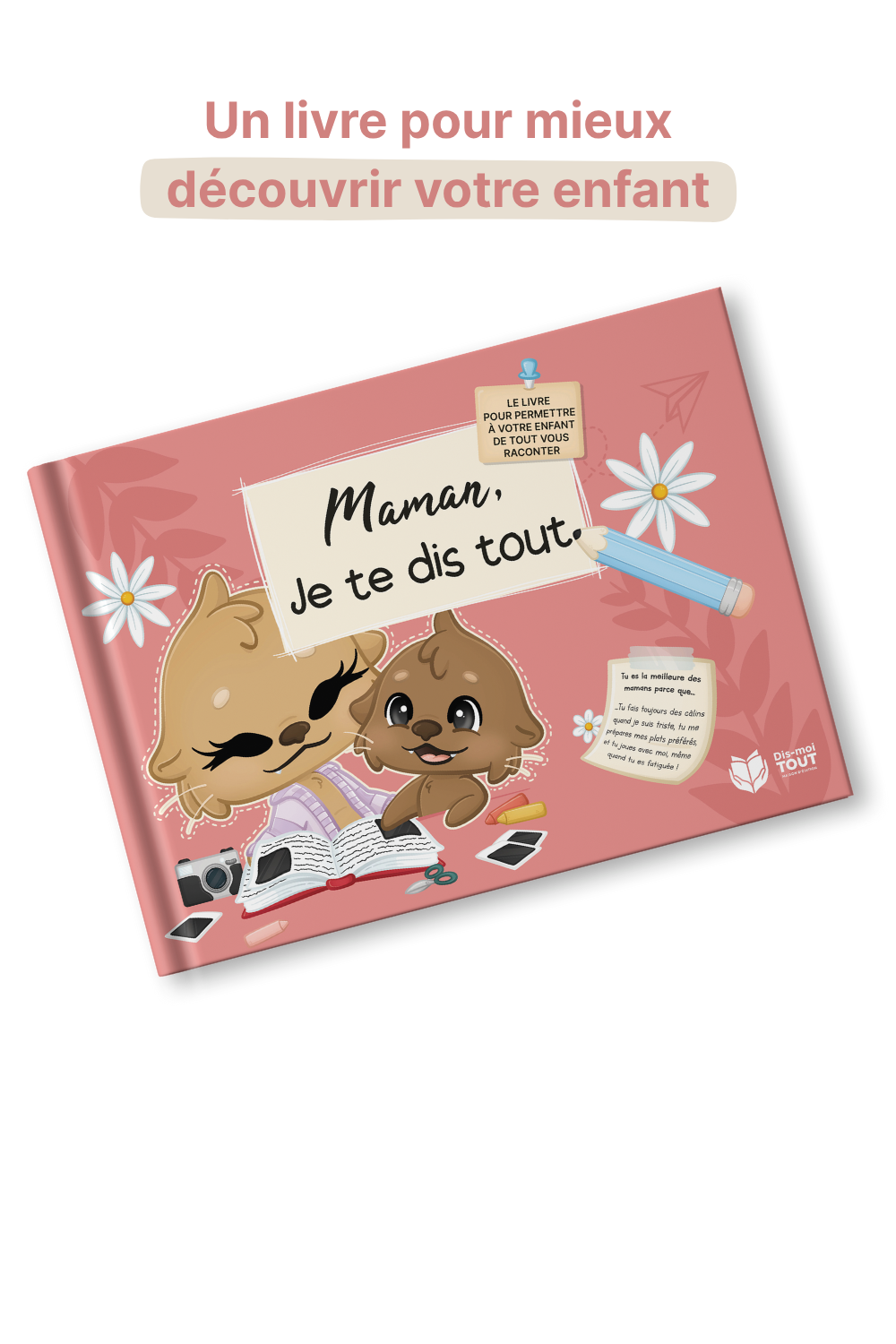 Photo de la première de couverture du livre "Maman, je vous dis tout"