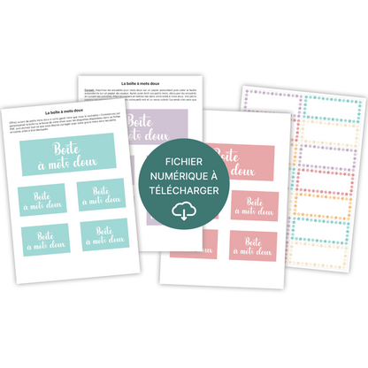 La boîte à mots doux spéciale grand-mère - À télécharger & imprimer