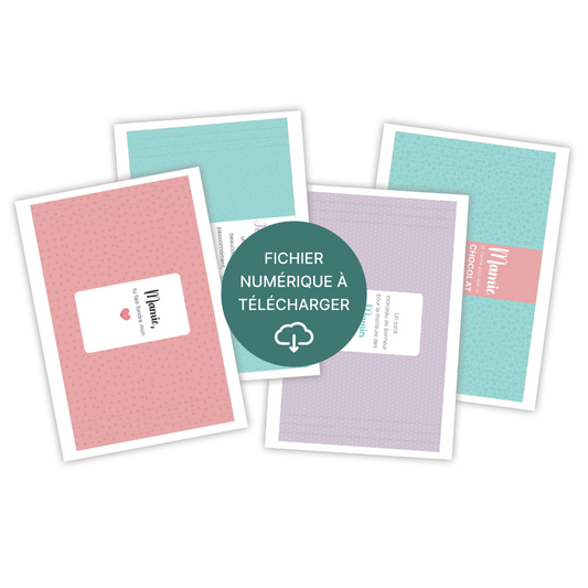 Emballage chocolat spécial grands-mères - À télécharger & imprimer