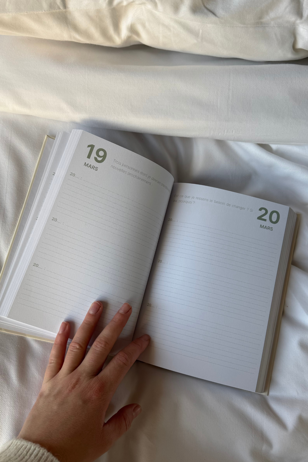 Mon Journal 3 ans ouvert avec questions