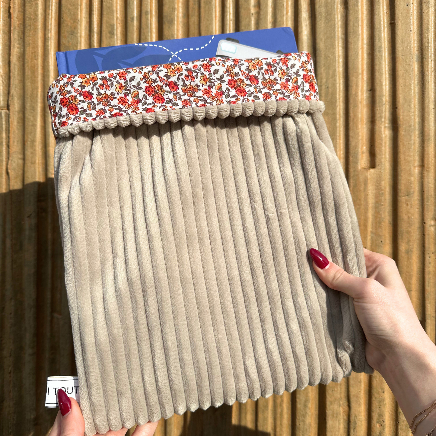 Pochette à livre - Beige