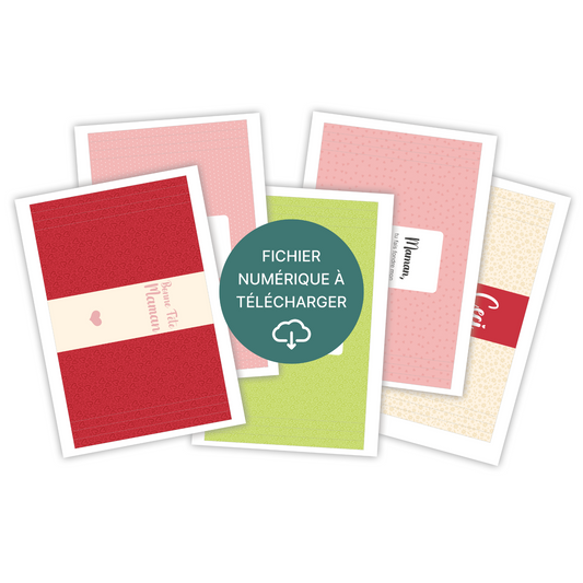 Emballage tablette chocolat spécial maman - À télécharger & imprimer