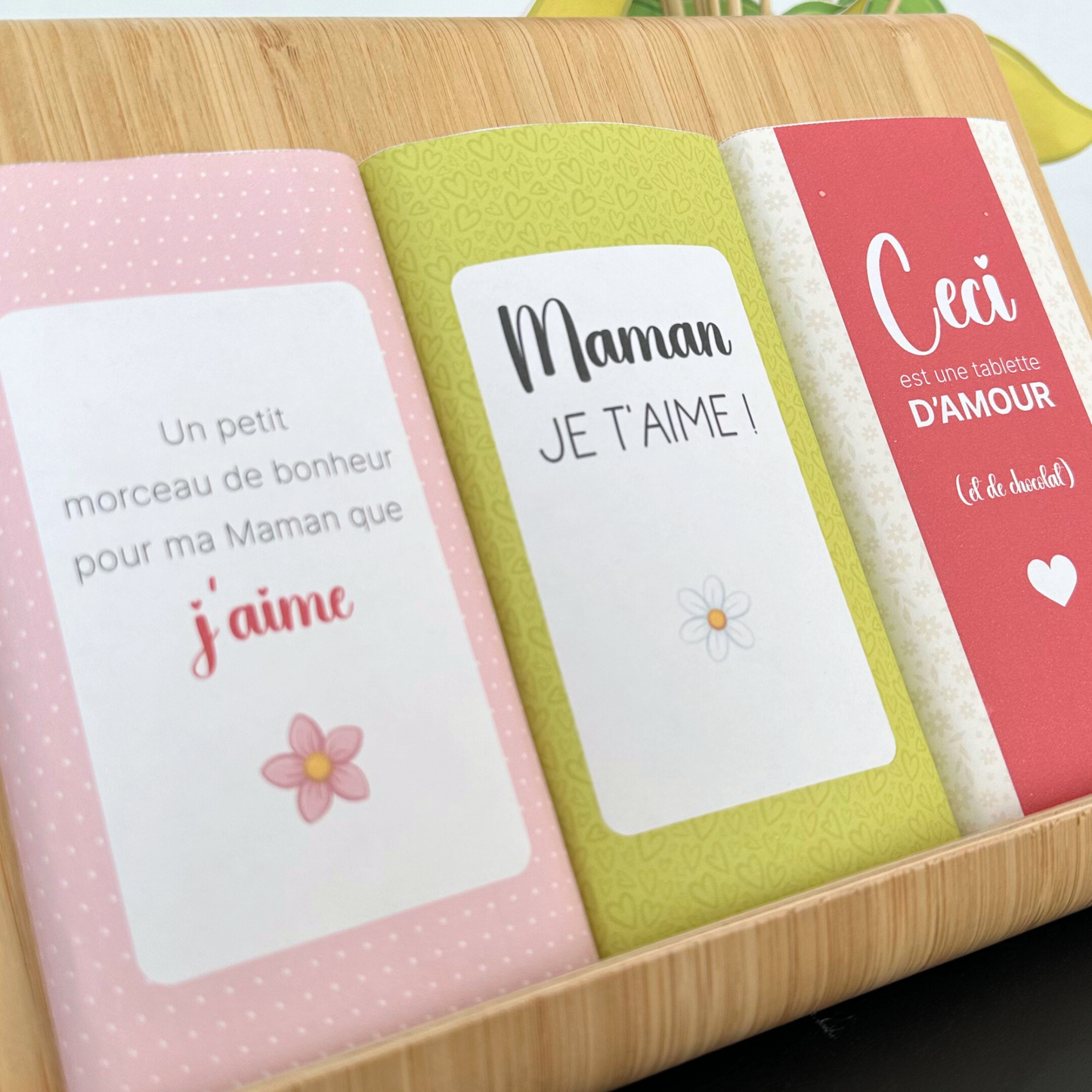 Emballage tablette chocolat spécial maman - À télécharger & imprimer